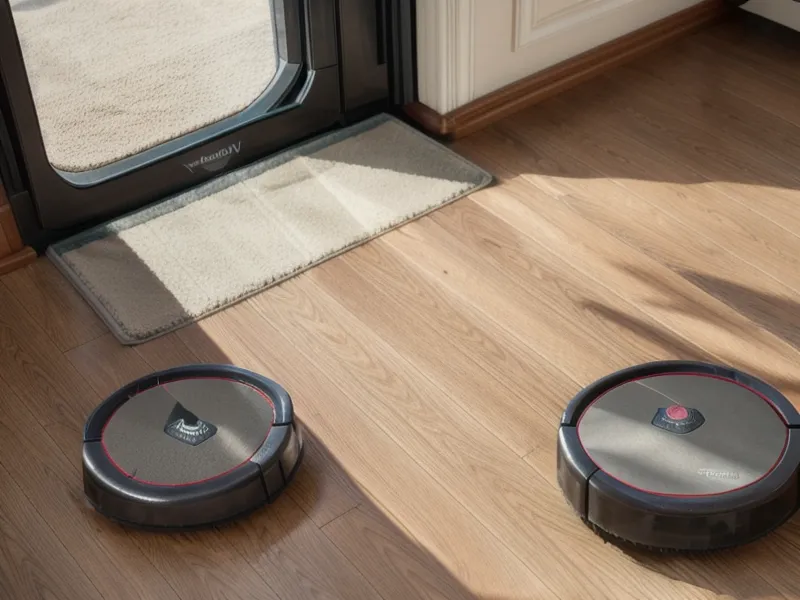 Kitchen scale weighing a Roomba j7+ dustbin overflowing with husky and beagle hair during a robot vacuum reliability pet hair cleanup test