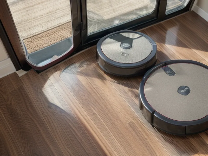 iRobot app mapping screen for the Roomba j7 review showing no-go zones tracked as part of ongoing smart home maintenance